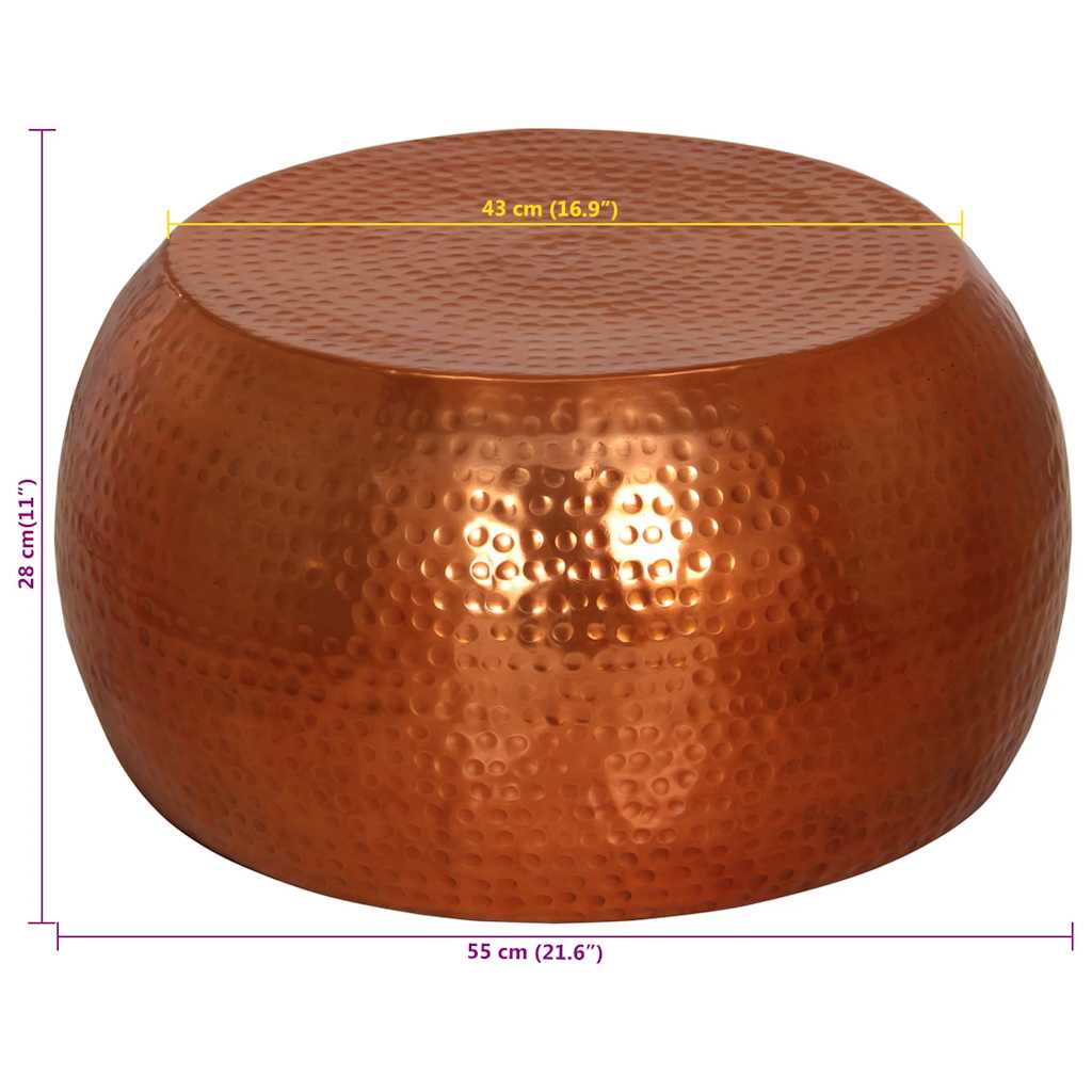 Coffee Table Brass ?5x28 cm Aluminium