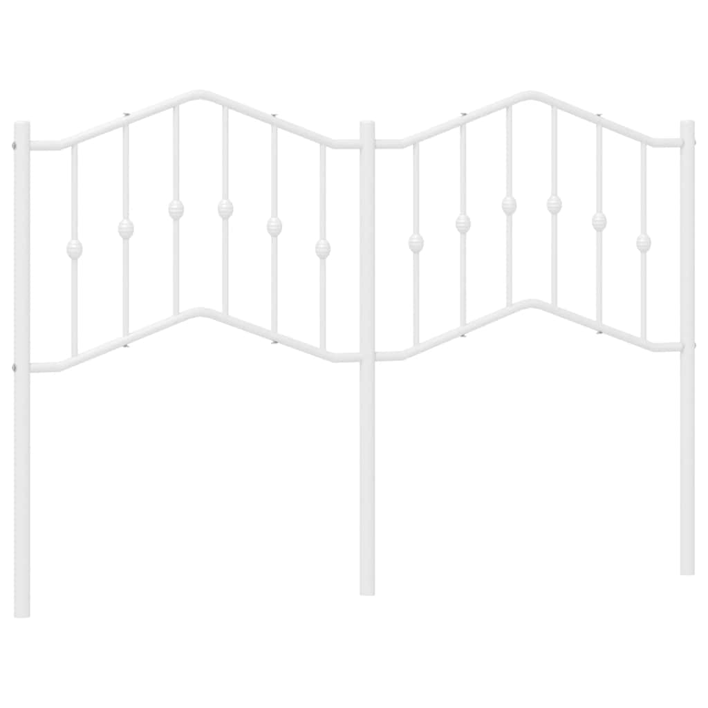 Metal Replace Headboard White 150 cm