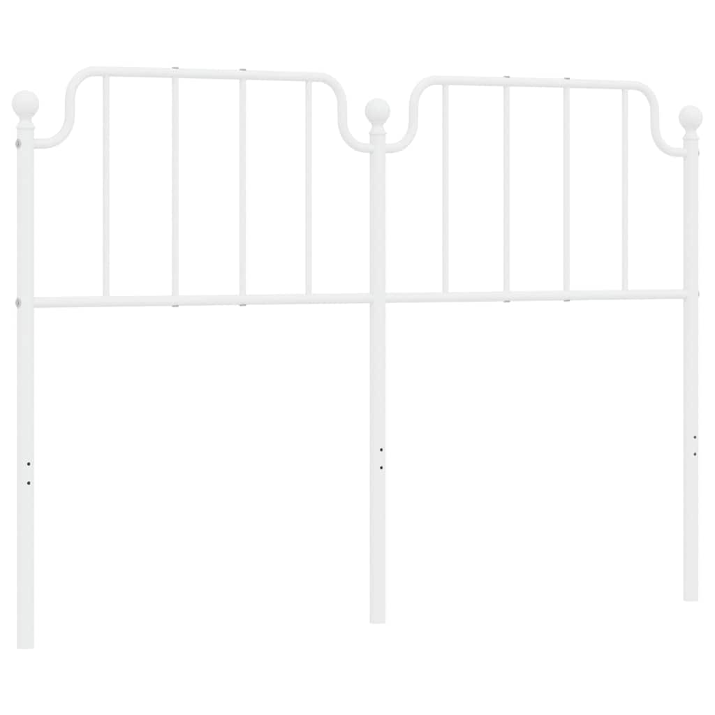 Metal Replace Headboard White 135 cm