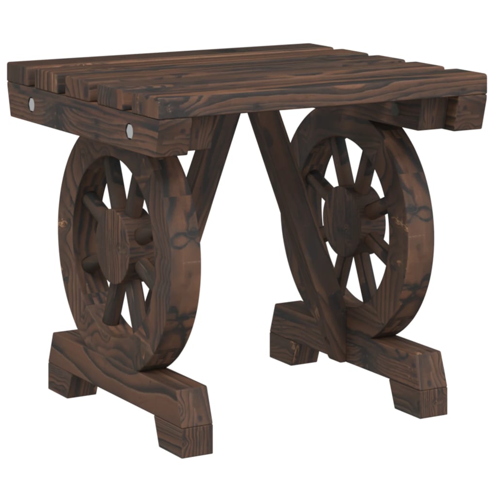 Garden Footstools 2 pcs Solid Wood Fir