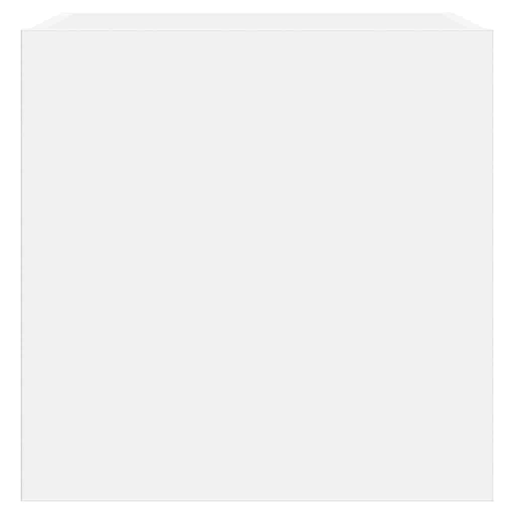 TV Wall Cabinets with LED Lights 2 pcs White 40.5x35x40 cm
