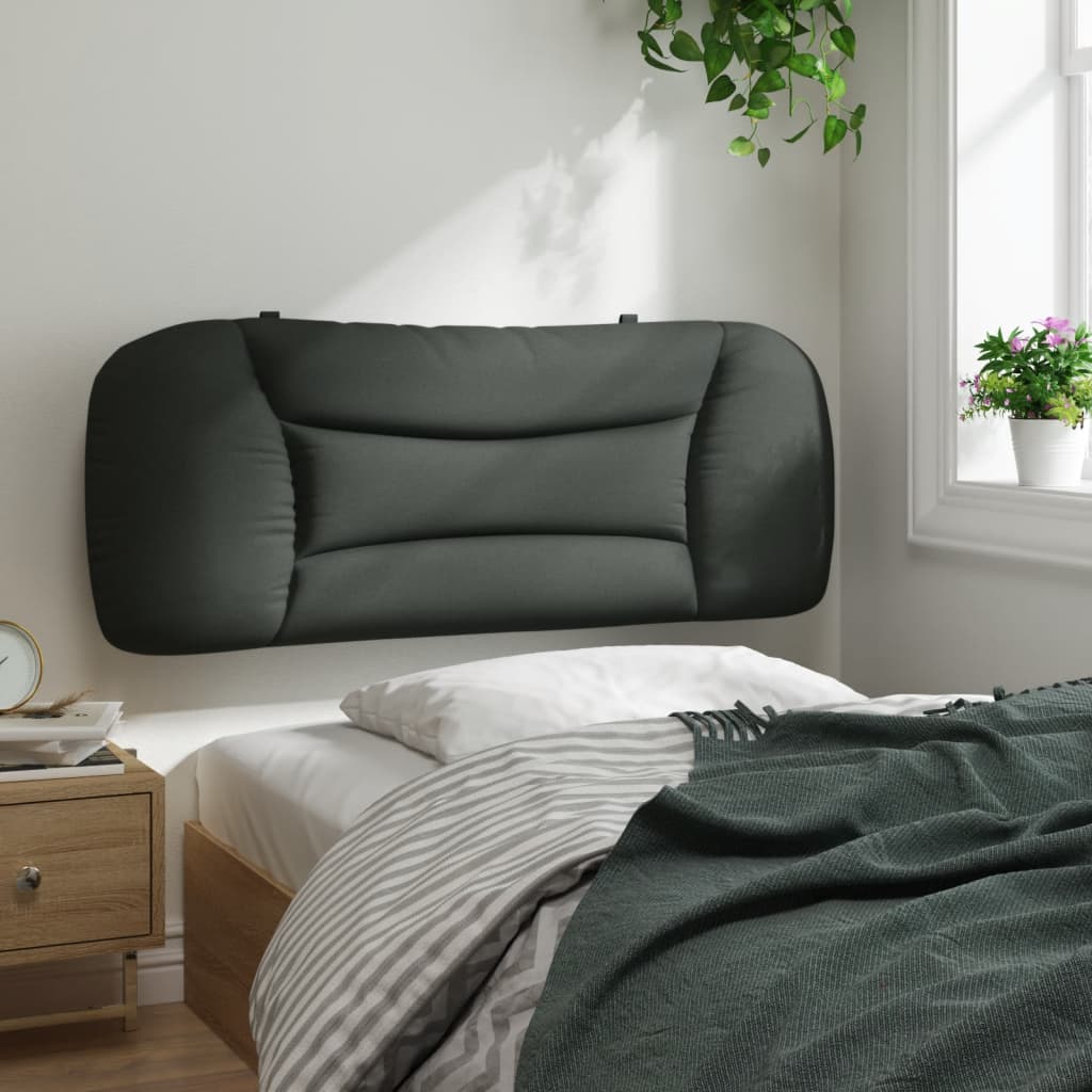 Headboard Cushion "Hvar" Dark Grey 107 cm King Single Fabric
