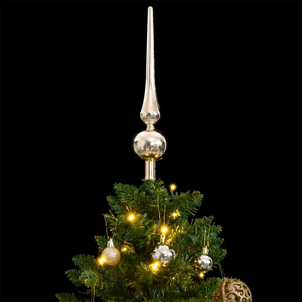 Artificial Hinged Christmas Tree with 150 LEDs & Ball Set 150 cm