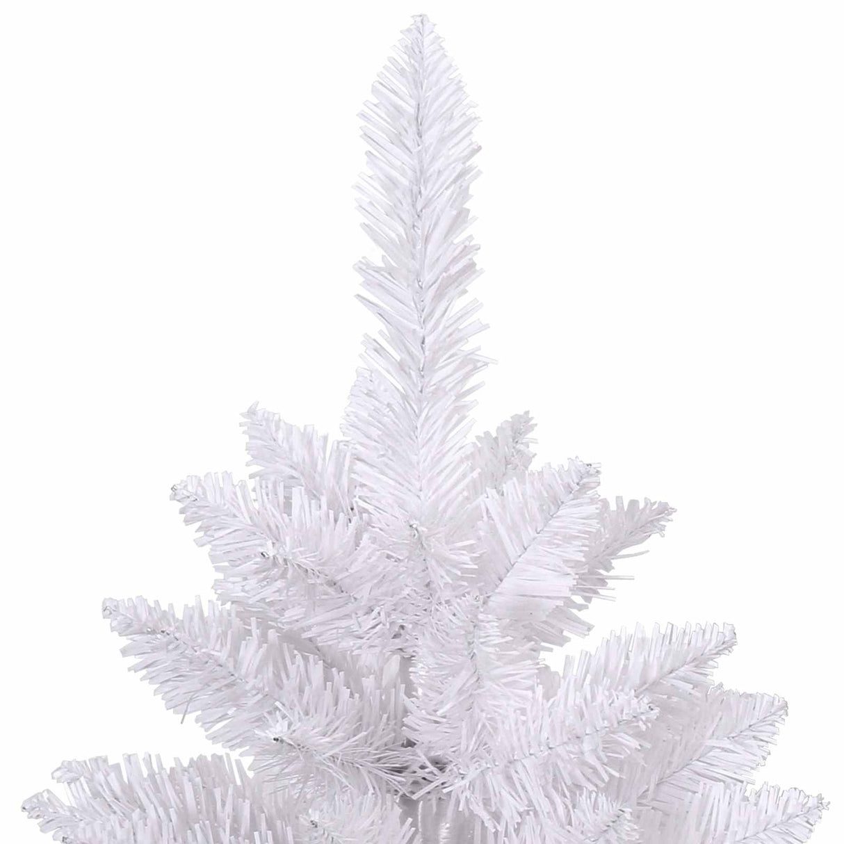 Artificial Christmas Tree 180 cm PVC and Steel White