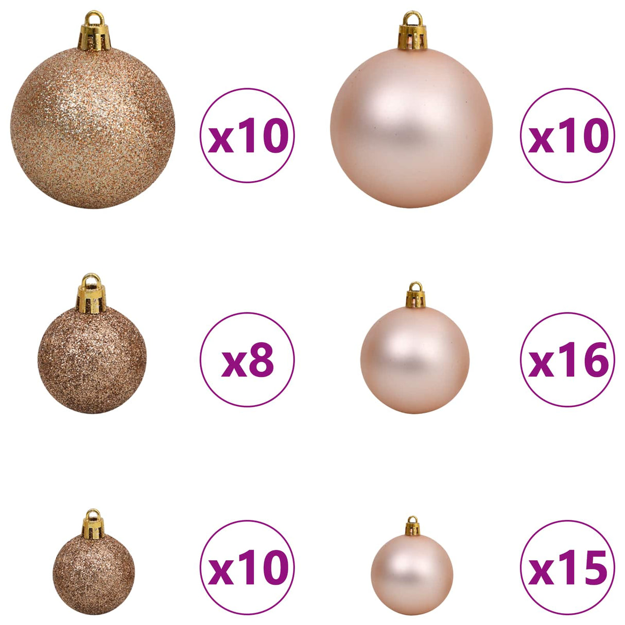 Artificial Christmas Tree 180 cm PVC and Steel White