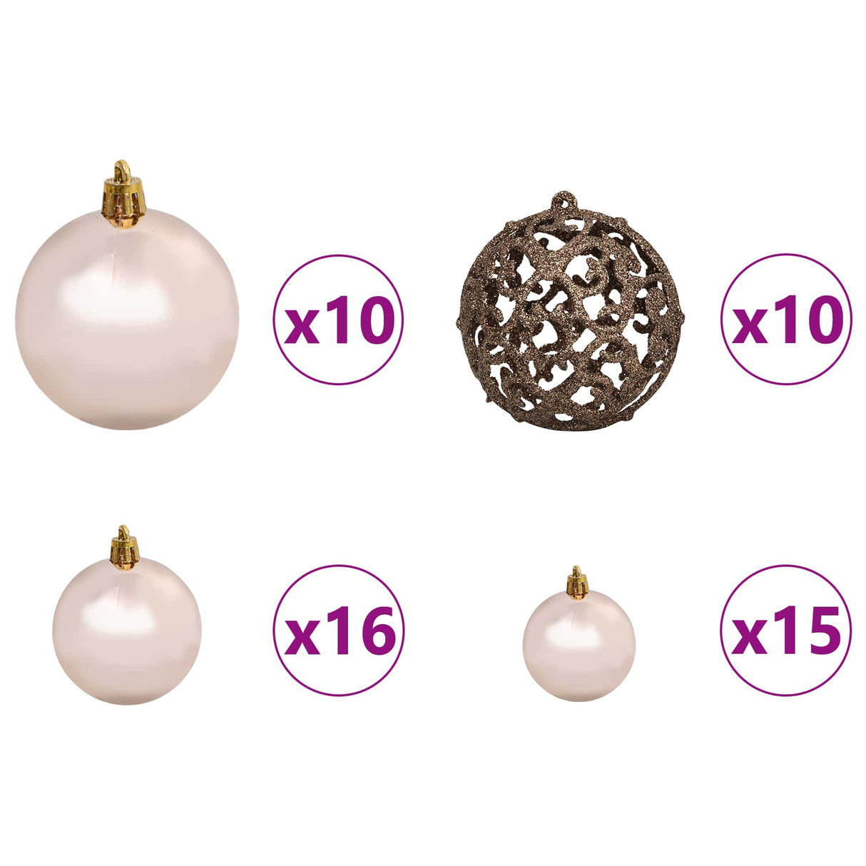 Artificial Christmas Tree 180 cm PVC and Steel White