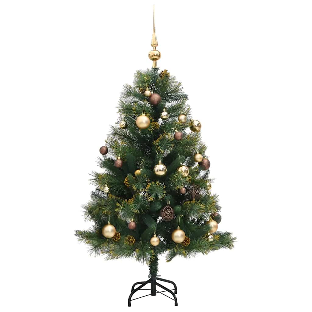Artificial Hinged Christmas Tree with 150 LEDs & Ball Set 150 cm