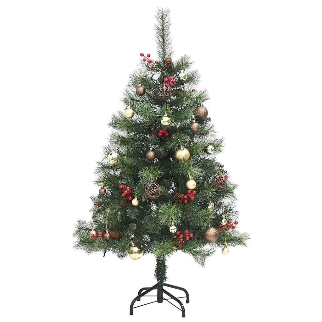 Artificial Hinged Christmas Tree with 150 LEDs & Ball Set 150 cm