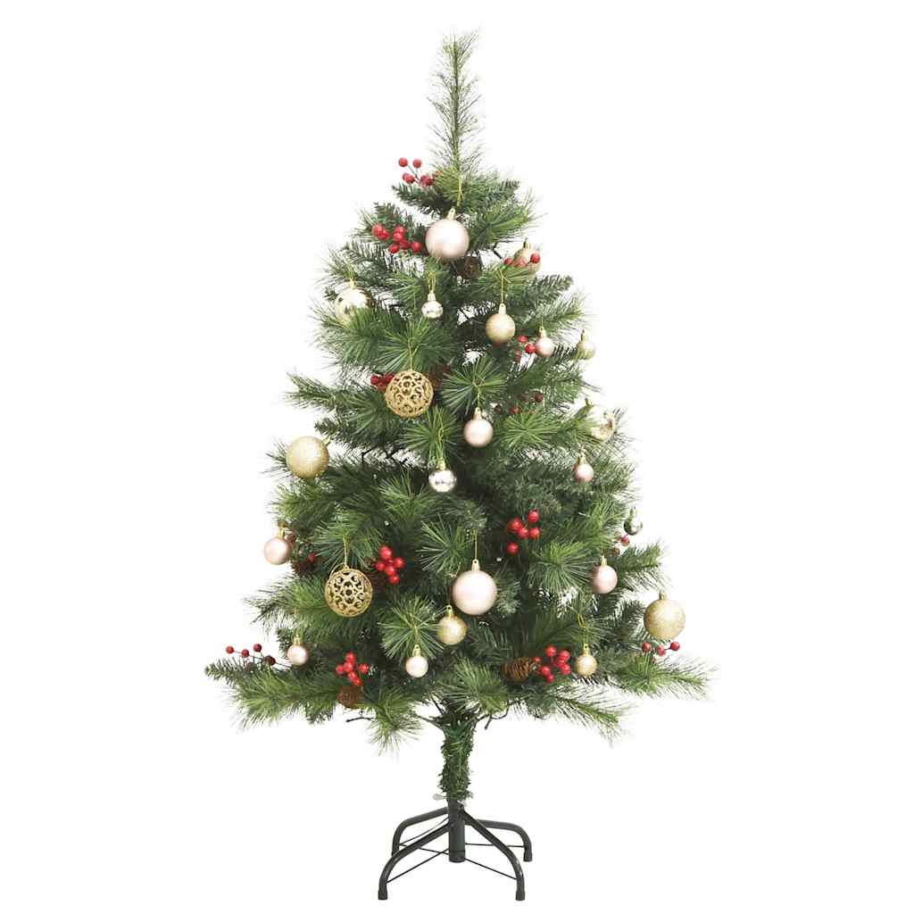Artificial Hinged Christmas Tree with 150 LEDs & Ball Set 150 cm