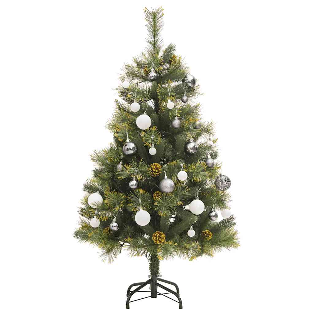Artificial Hinged Christmas Tree with 150 LEDs & Ball Set 150 cm