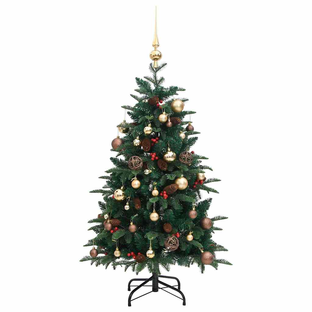 Artificial Hinged Christmas Tree with 150 LEDs & Ball Set 150 cm