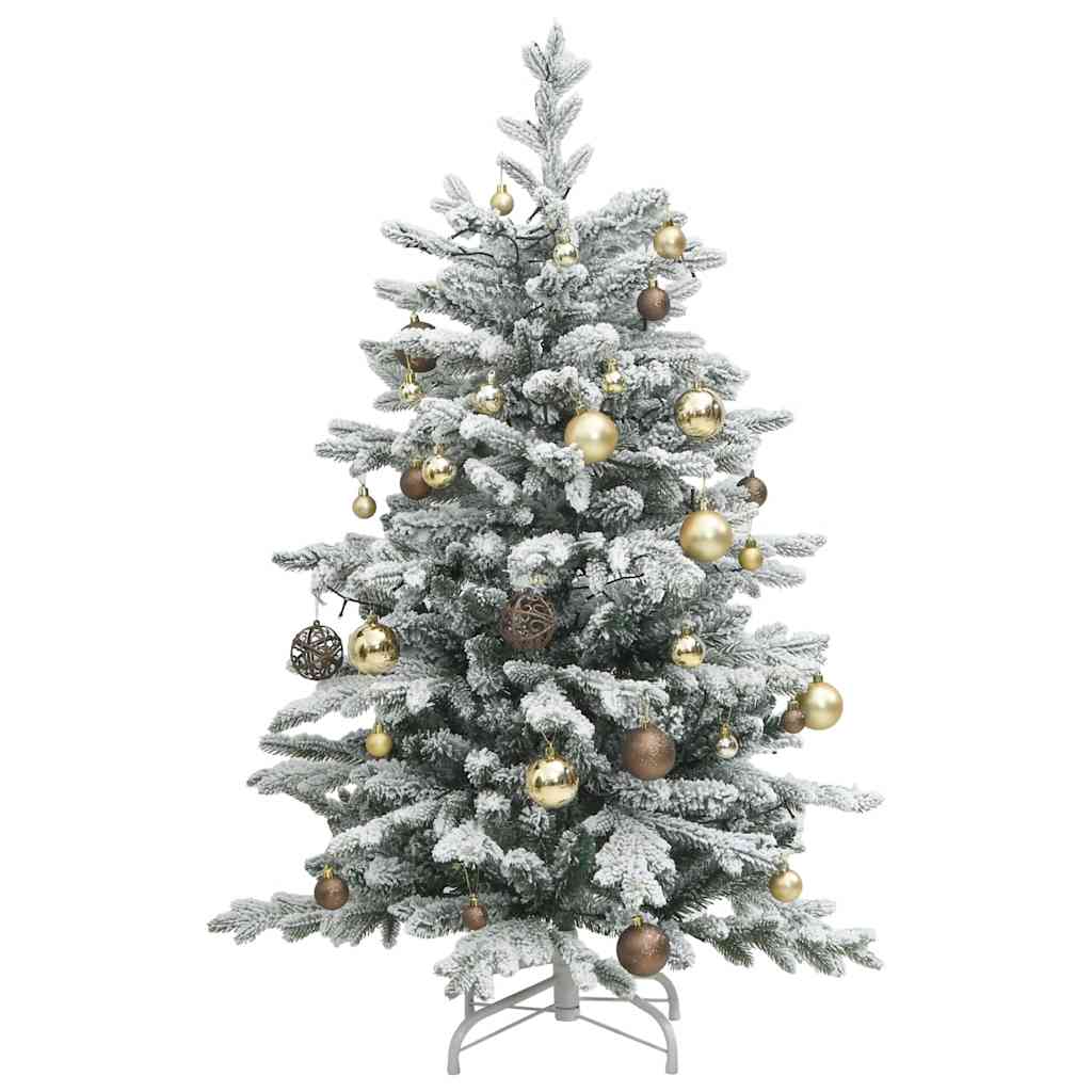Artificial Hinged Christmas Tree with 150 LEDs & Ball Set 150 cm