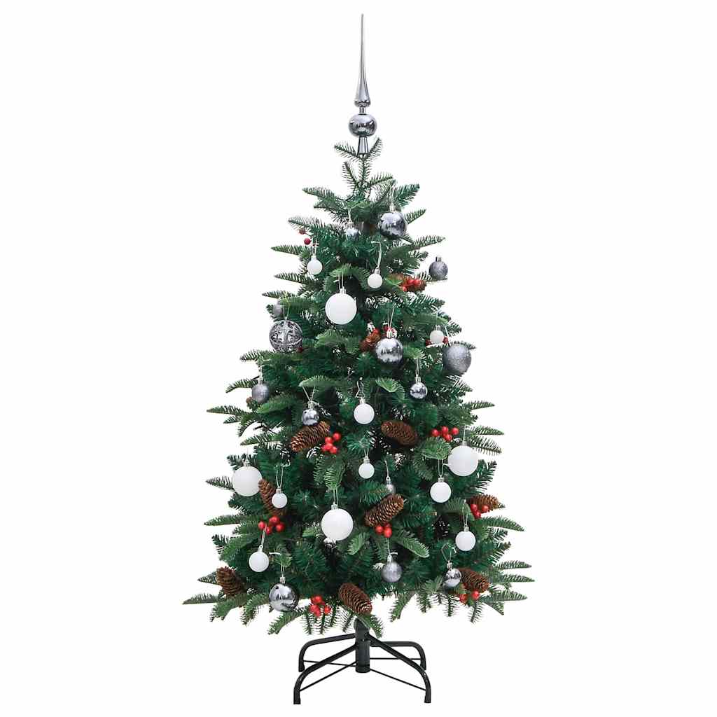 Artificial Hinged Christmas Tree with 150 LEDs & Ball Set 120 cm