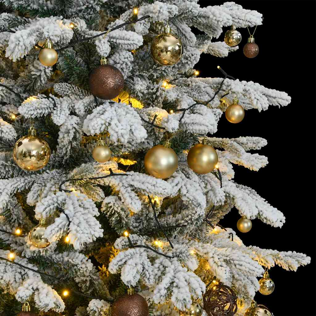 Artificial Hinged Christmas Tree 300 LEDs & Ball Set 210 cm