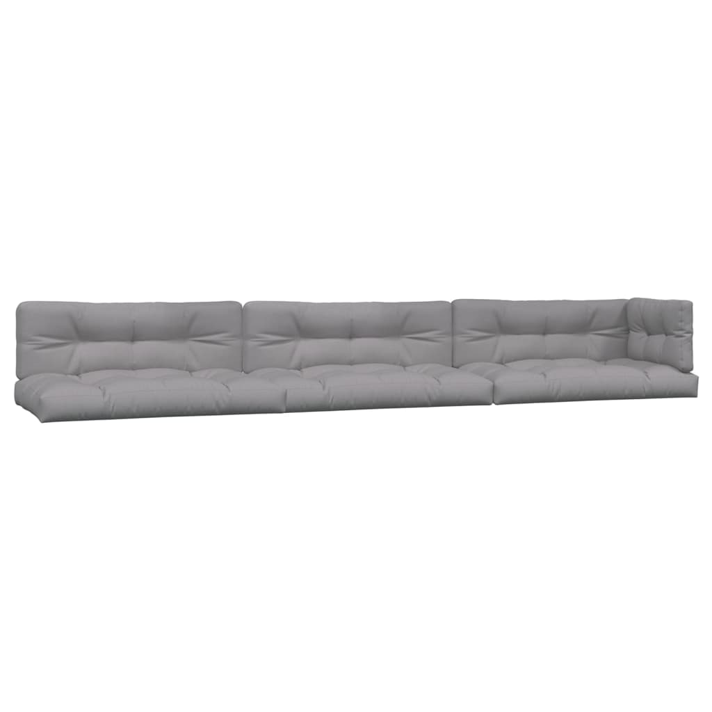 6 Piece Garden Pallet Sofa Set with Cushions Solid Wood Acacia