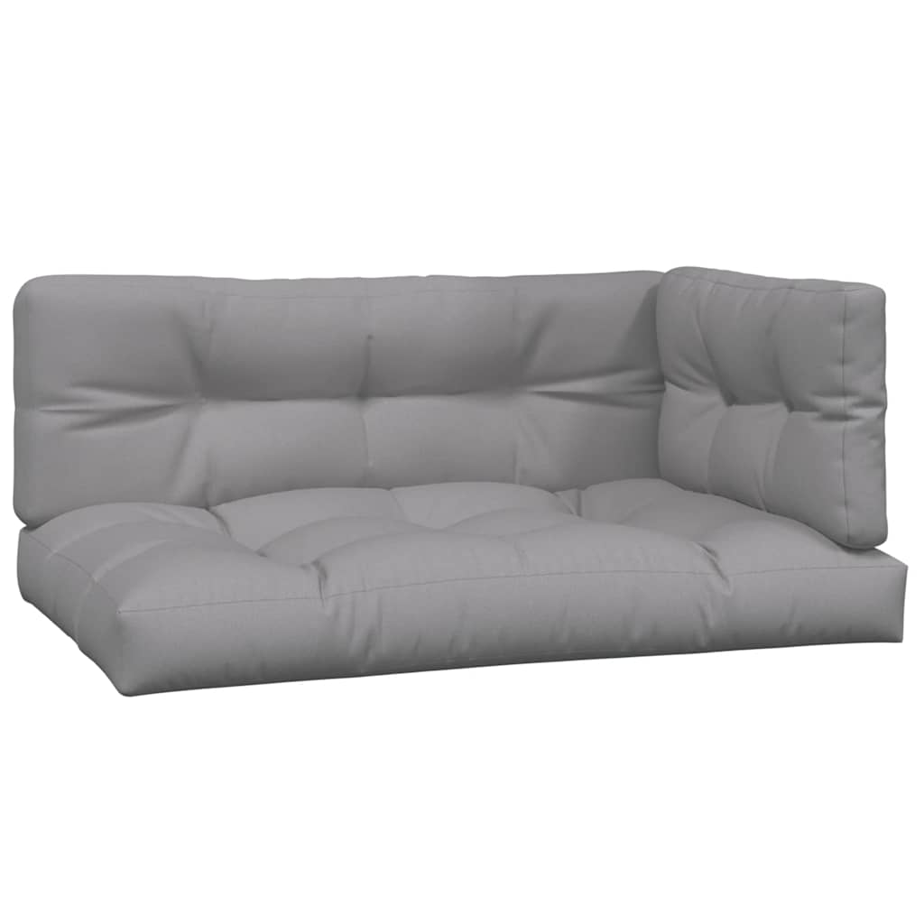 6 Piece Garden Pallet Sofa Set with Cushions Solid Wood Acacia