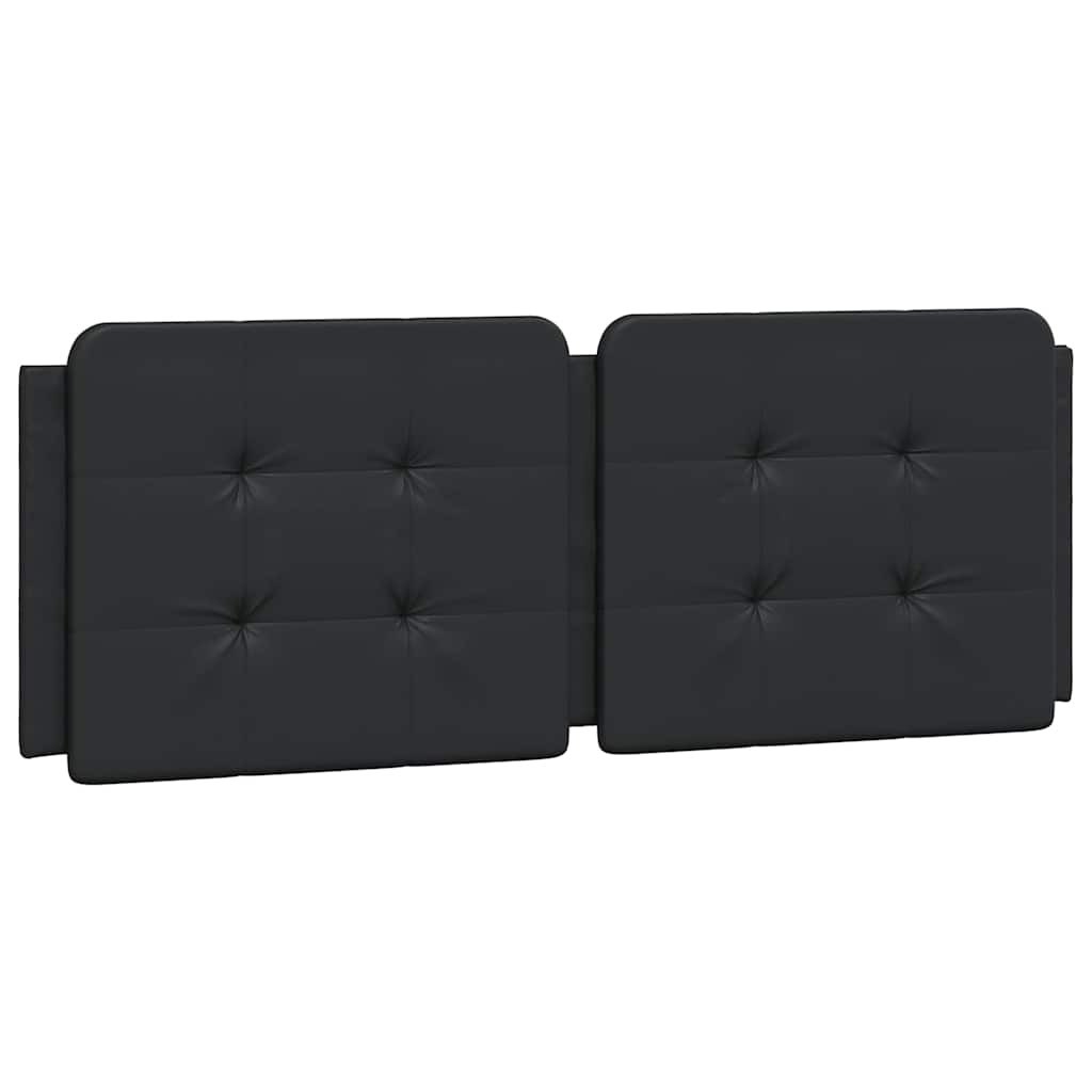 Bed Frame without Mattress "Zadar" Black 137x190 cm Double Fabric