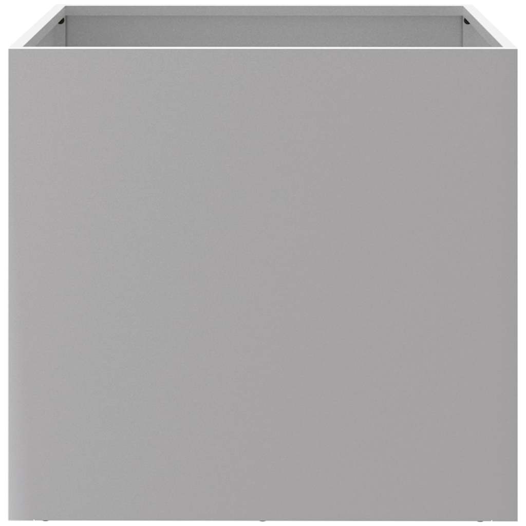 Planter Silver 42x40x39 cm Galvanised Steel