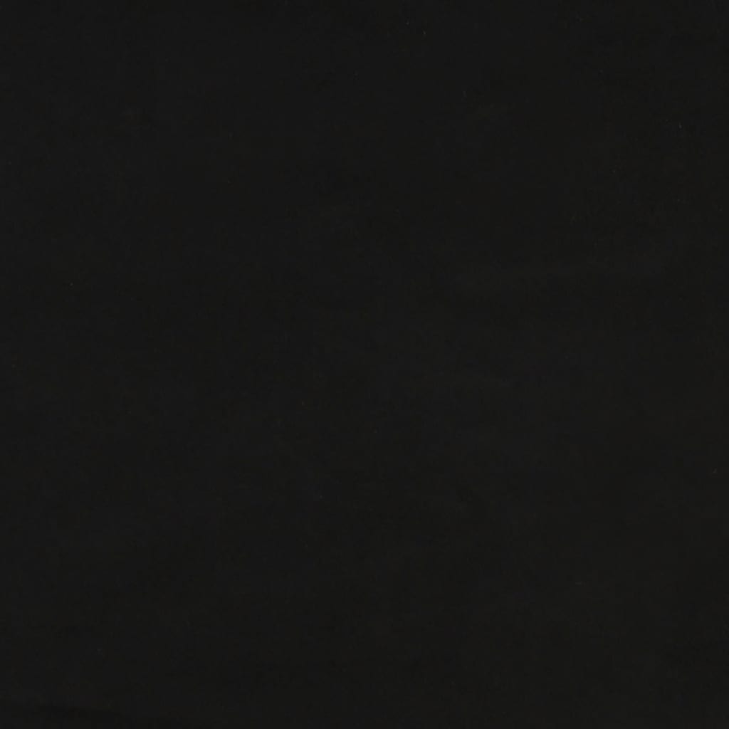 2-Seater Sofa Bed Black Velvet