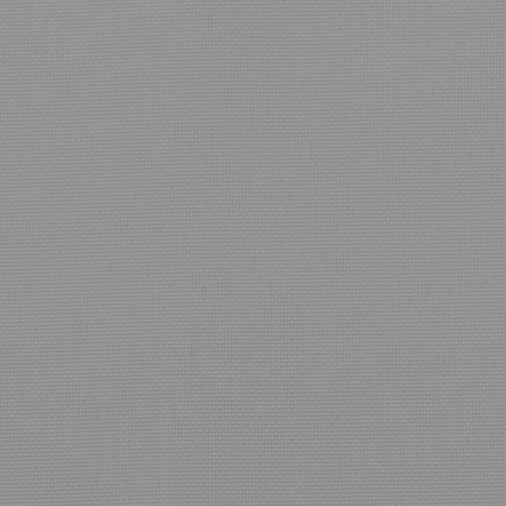 Highback Chair Cushions 4 pcs Grey Oxford Fabric