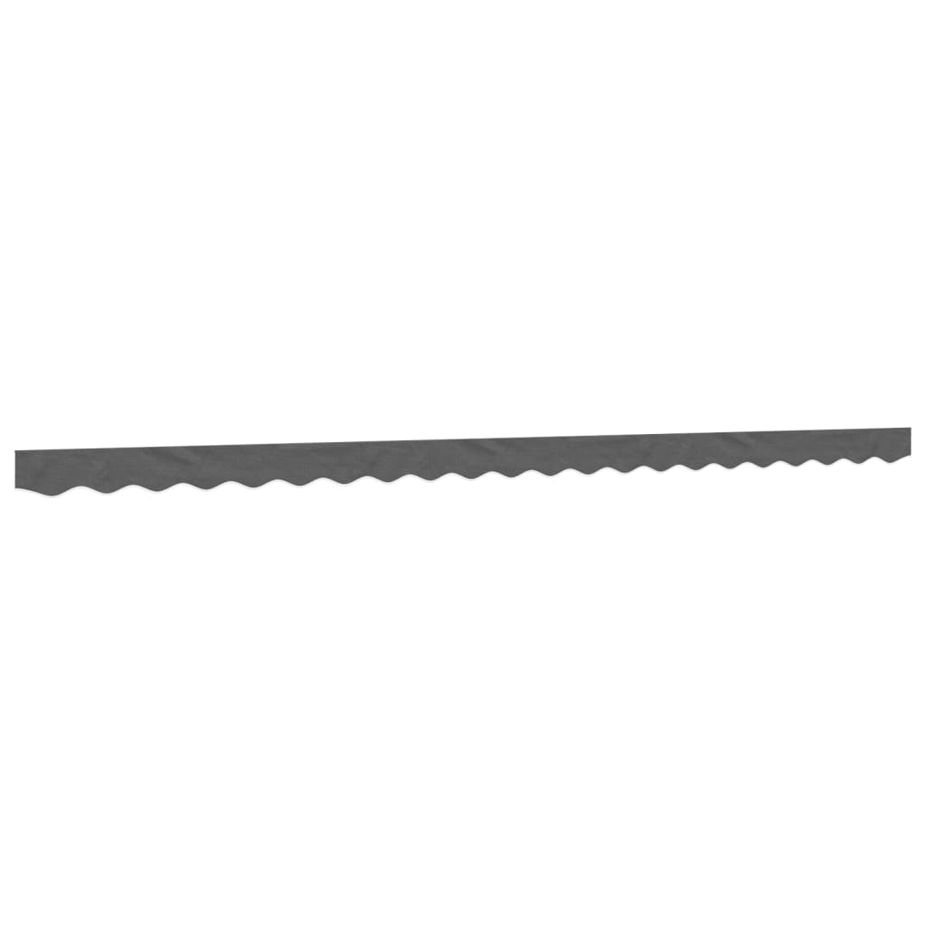Awning Valance Replacement Anthracite Stripe 500 cm
