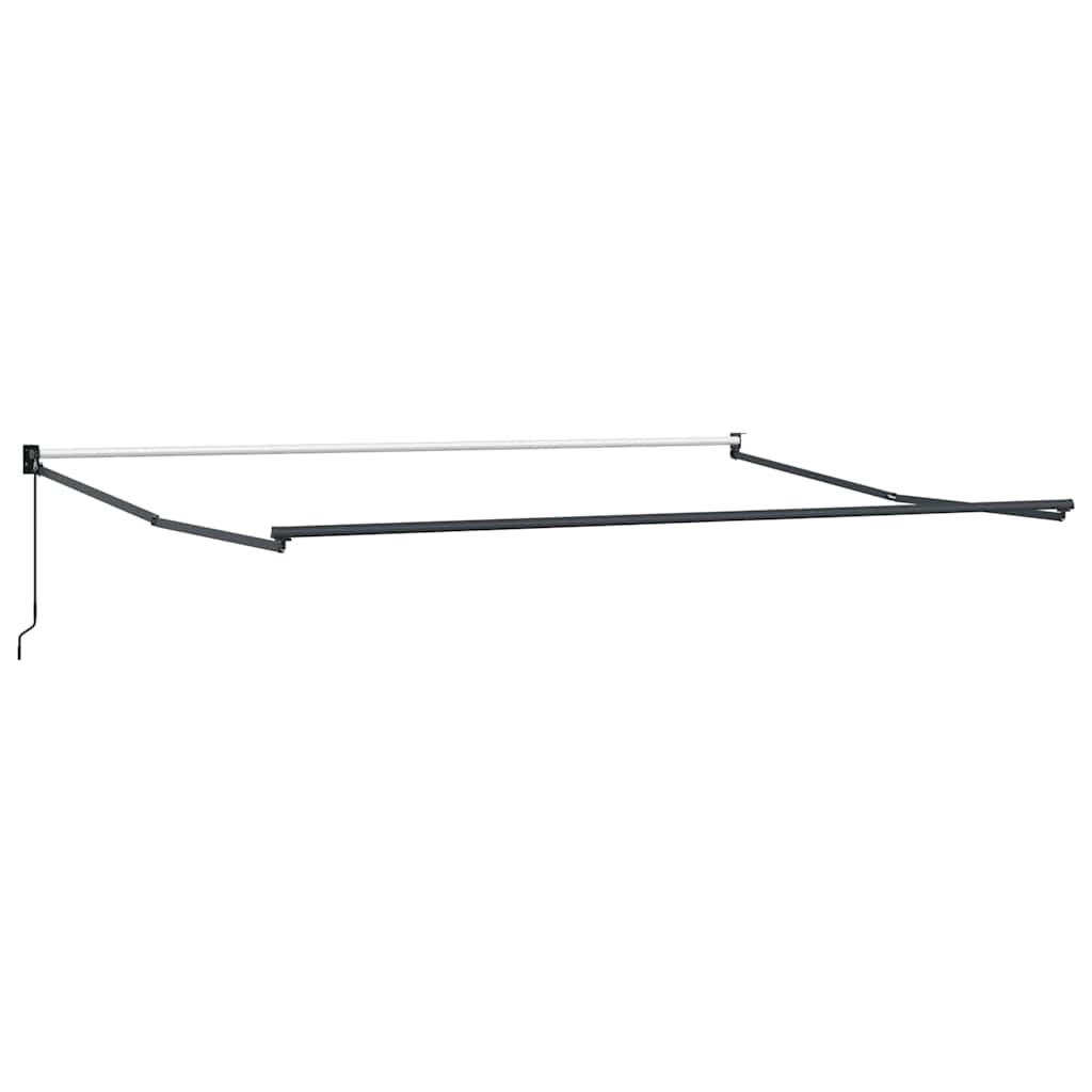 Manual Retractable Awning Brown 400x300 cm