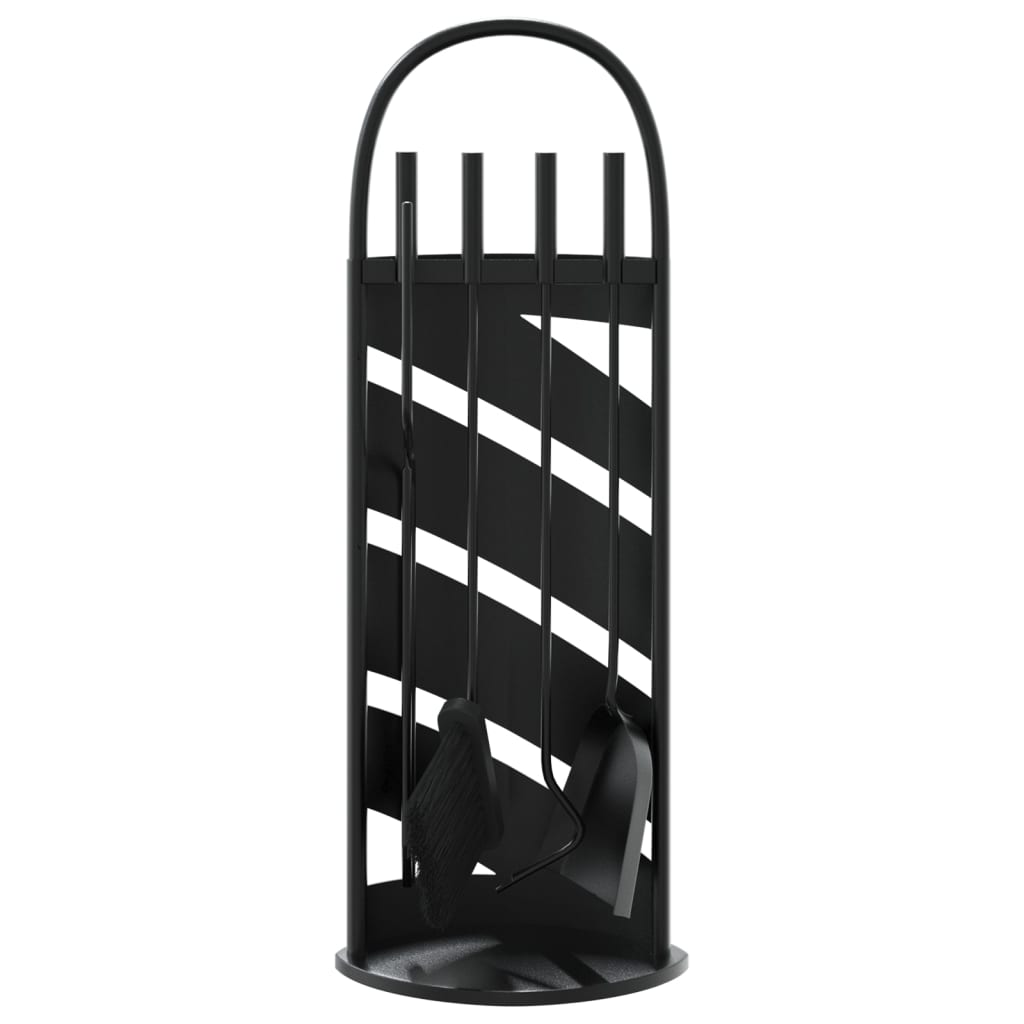 5 Piece Fireplace Tool Set 23x15x66 cm Steel