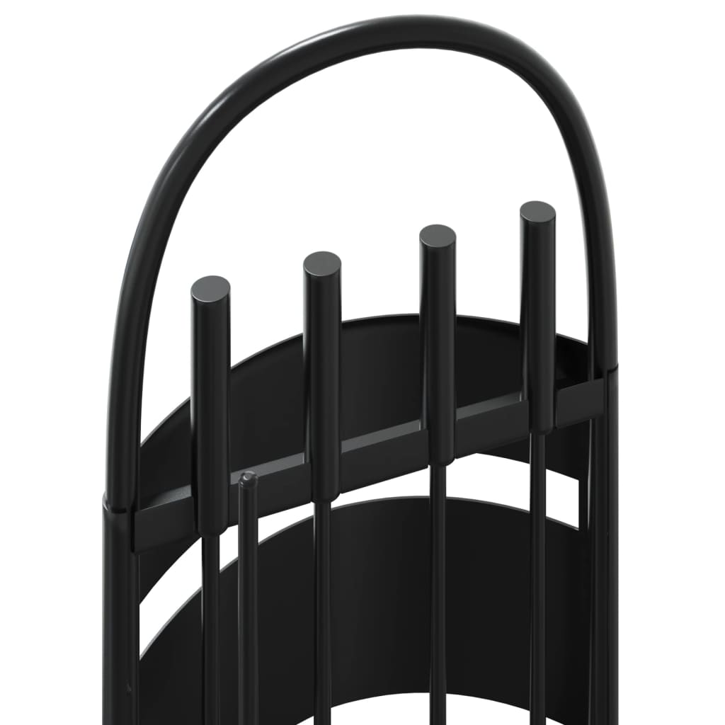 5 Piece Fireplace Tool Set 23x15x66 cm Steel