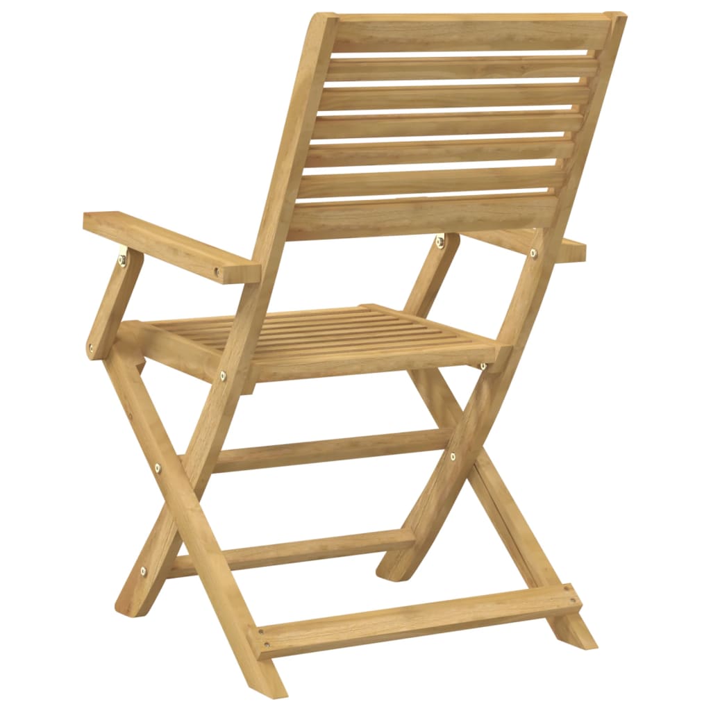 Folding Chairs 4 pcs 54.5x61.5x86.5 cm Solid Wood Acacia