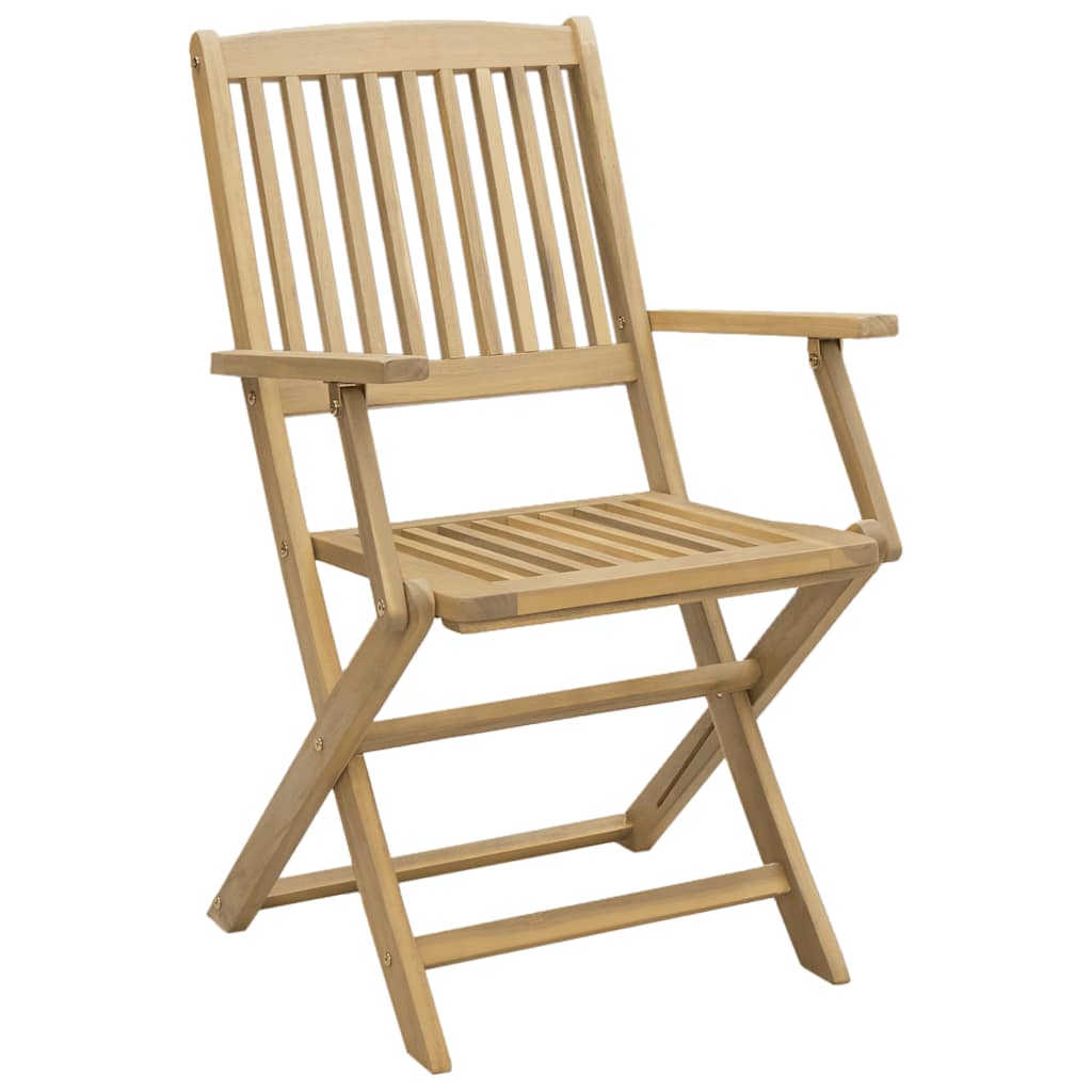 Folding Chairs 4 pcs 54x61x88 cm Solid Wood Acacia