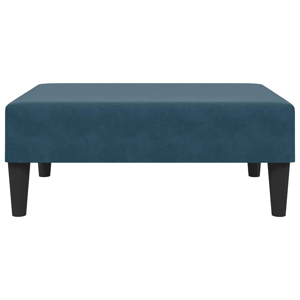 2 Piece Sofa Set Blue Velvet