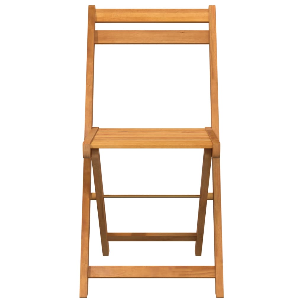 Folding Chairs 8 pcs Solid Wood Acacia