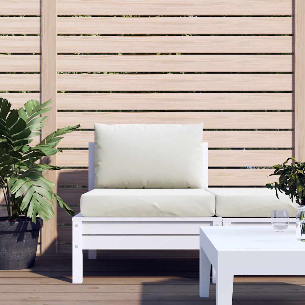 Pallet Cushions 2 pcs Melange Cream Fabric