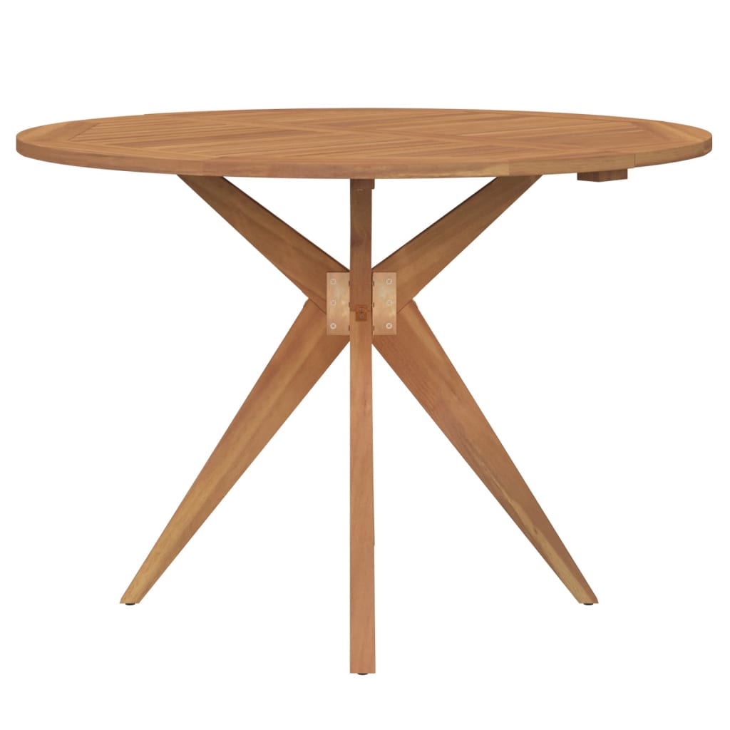 Garden Table Round Ø110x75 cm Solid Wood Acacia