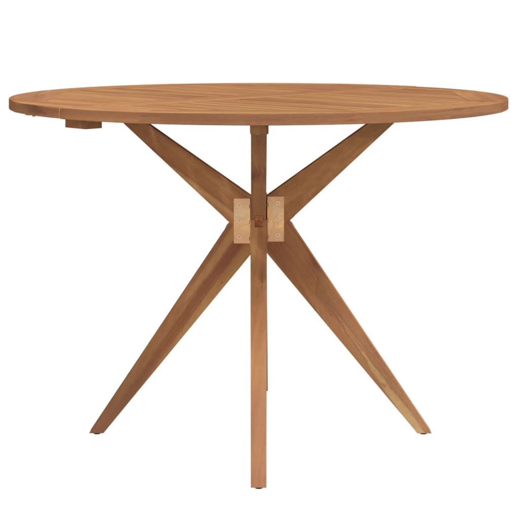 Garden Table Round Ø110x75 cm Solid Wood Acacia