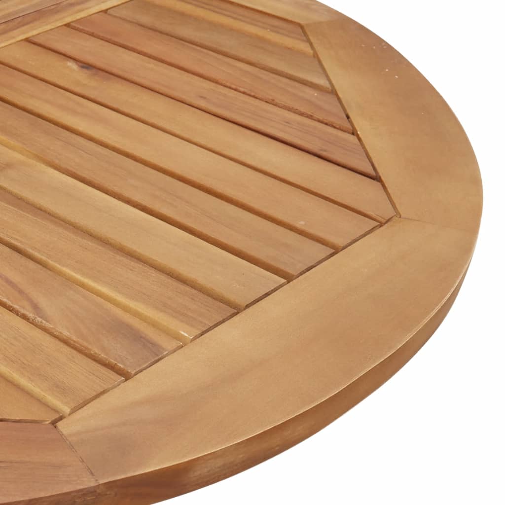 Garden Table Round Ø110x75 cm Solid Wood Acacia
