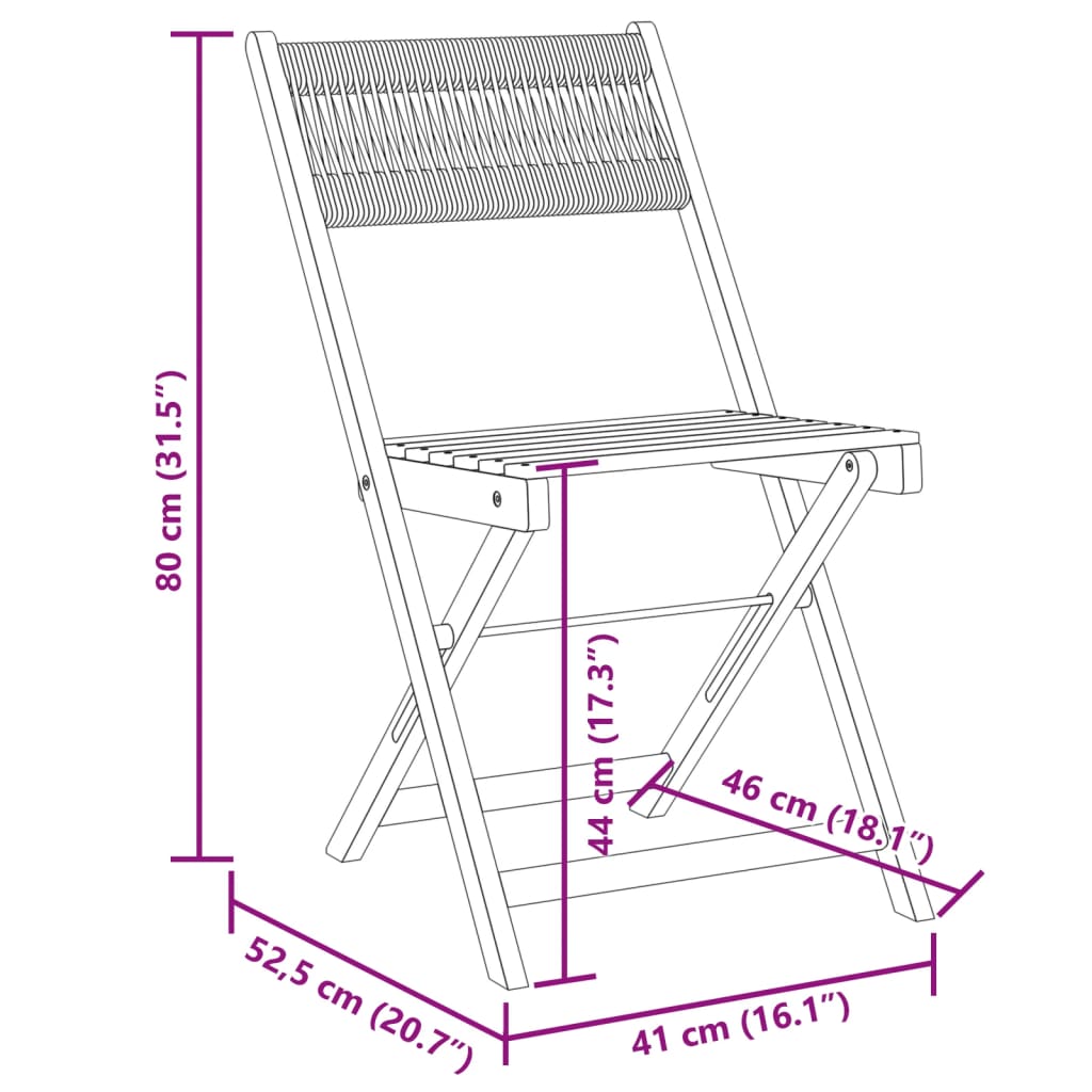 Folding Chairs 8 pcs Grey Solid Wood Acacia