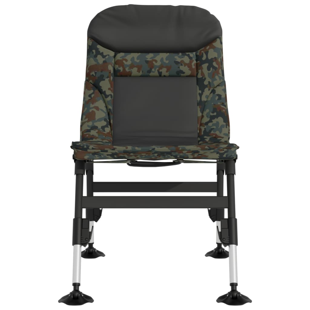 Fishing Chair with Adjustable Mud Legs Foldable Camouflage