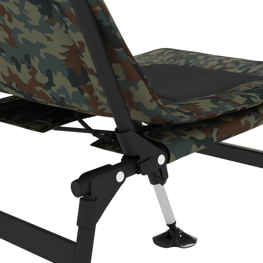 Fishing Chair with Adjustable Mud Legs Foldable Camouflage