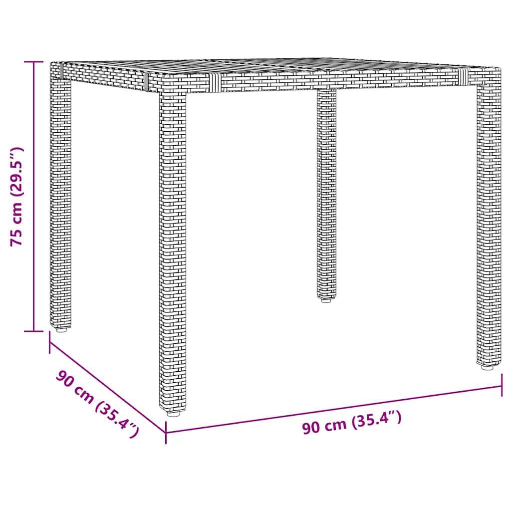 5 Piece Garden Bistro Set with Cushions Grey Poly Rattan