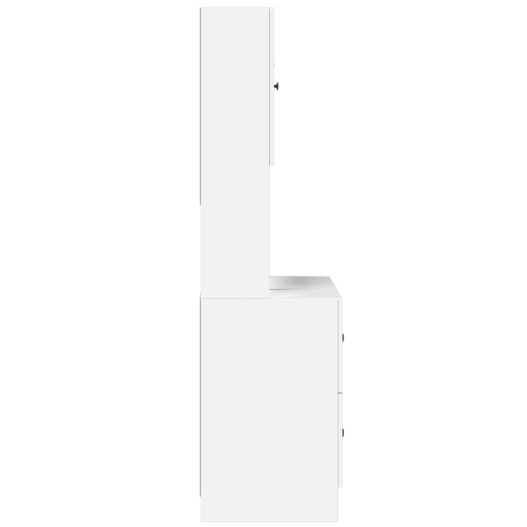 Kitchen Cabinet White 95x50x180 cm Engineered Wood