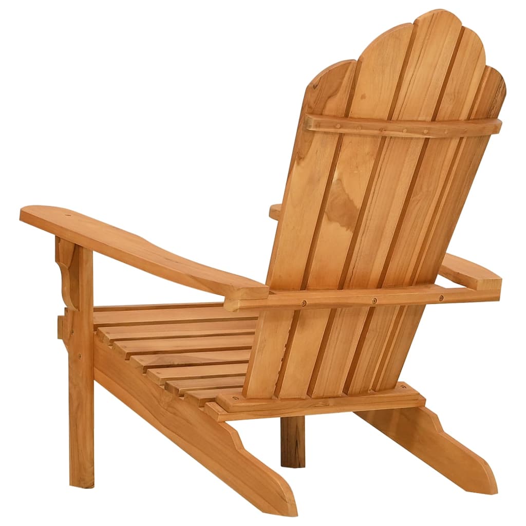 Garden Adirondack Chair 77x78x95 cm Solid Wood Teak