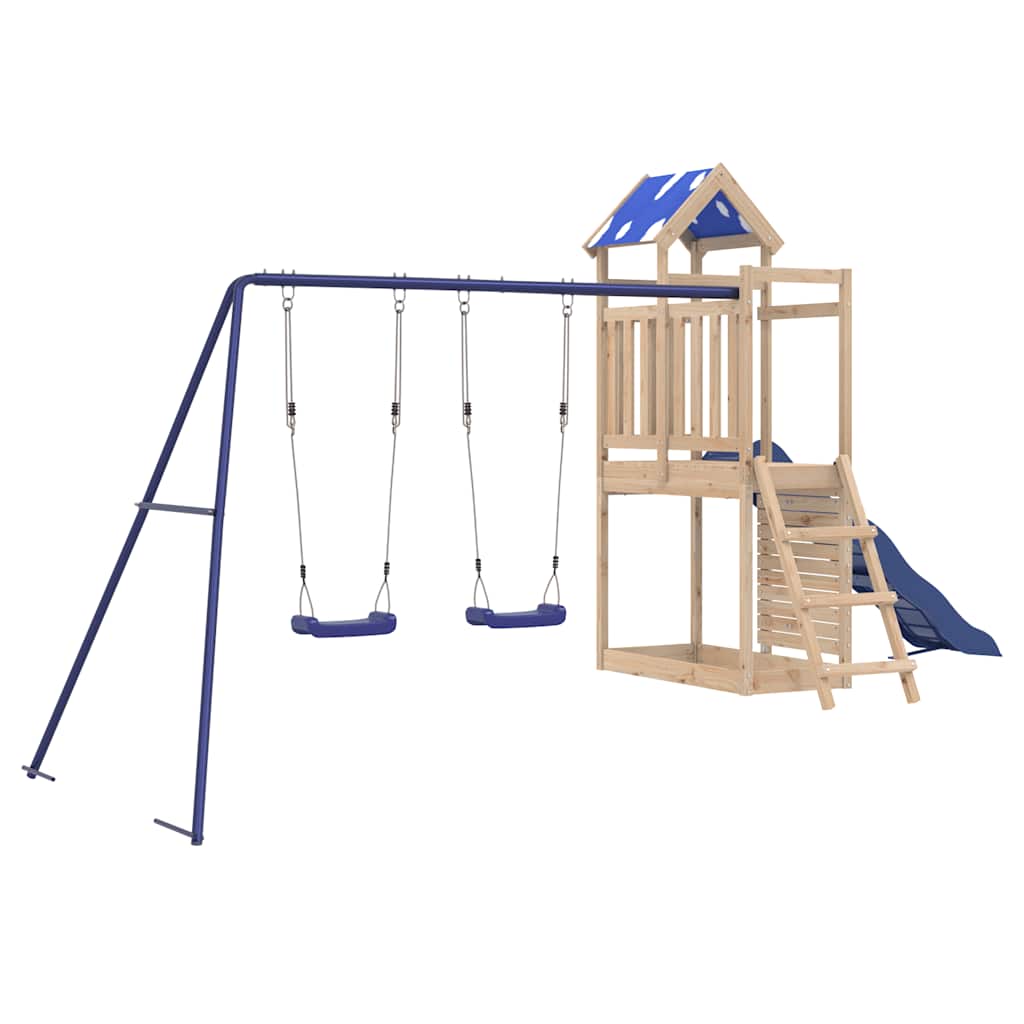 Outdoor Playset Solid Wood Pine