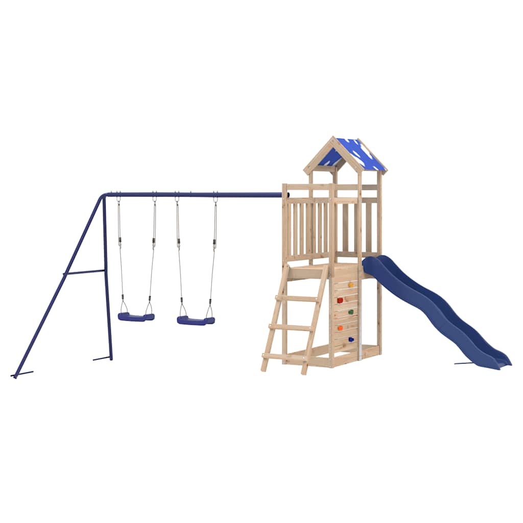 Outdoor Playset Solid Wood Pine