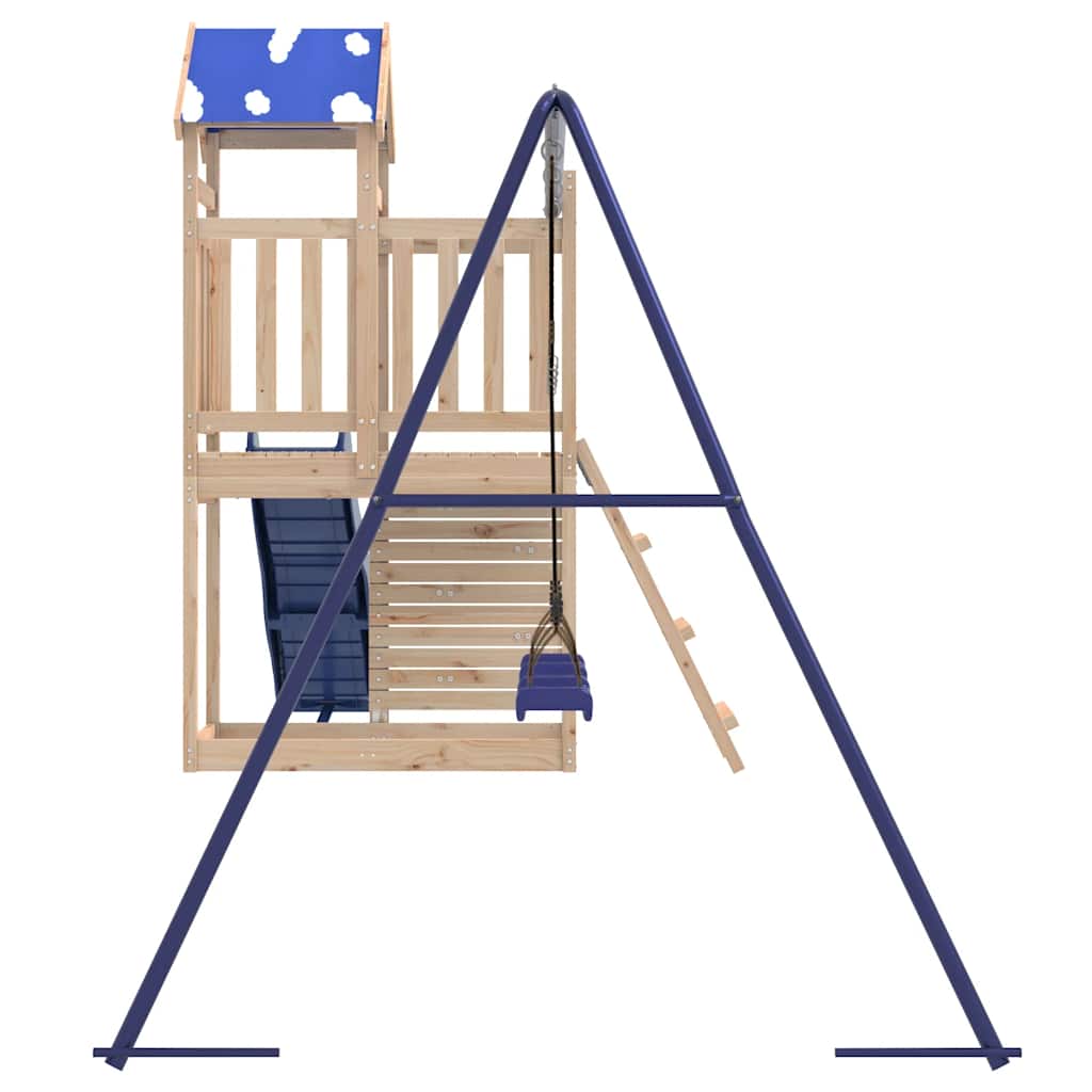 Outdoor Playset Solid Wood Pine