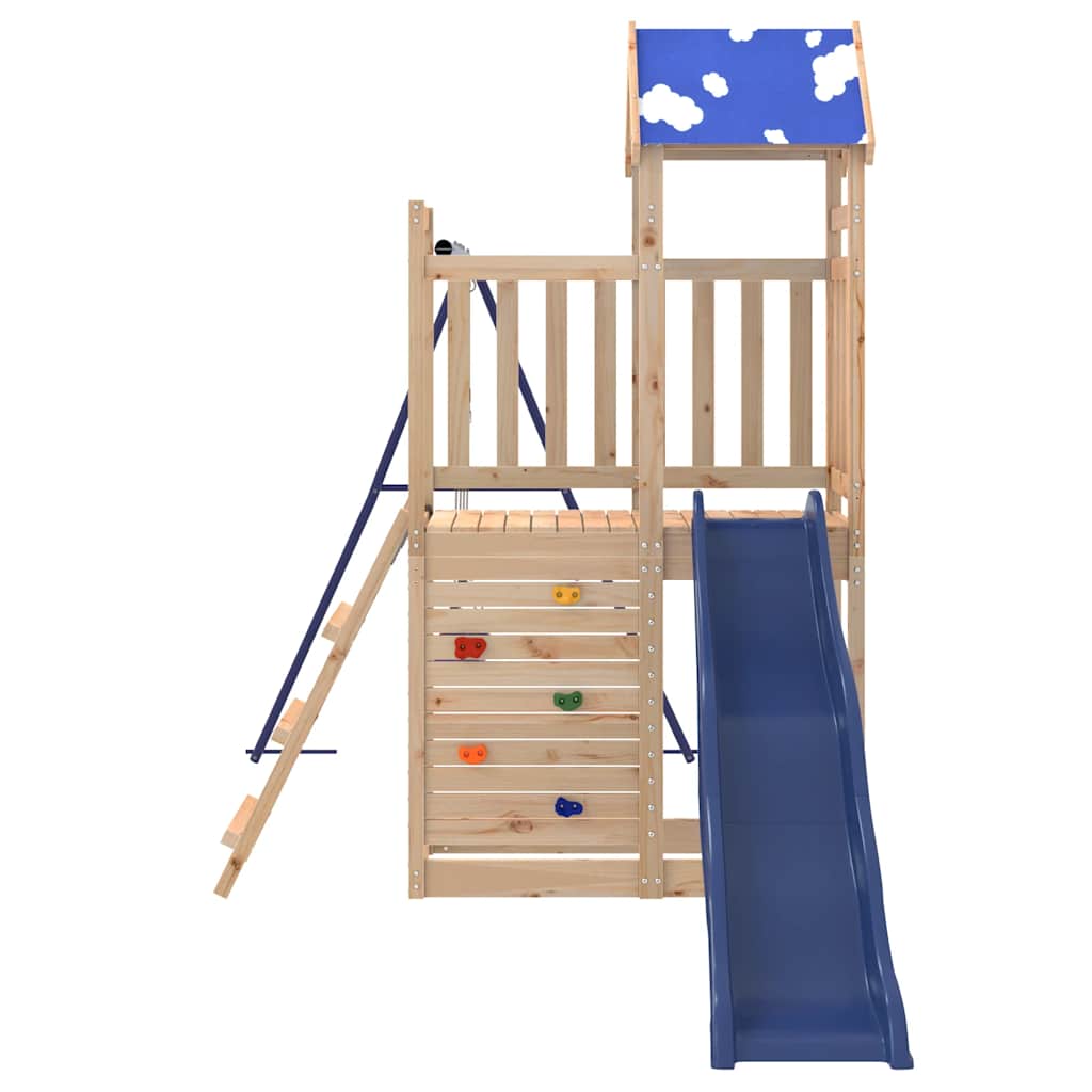 Outdoor Playset Solid Wood Pine