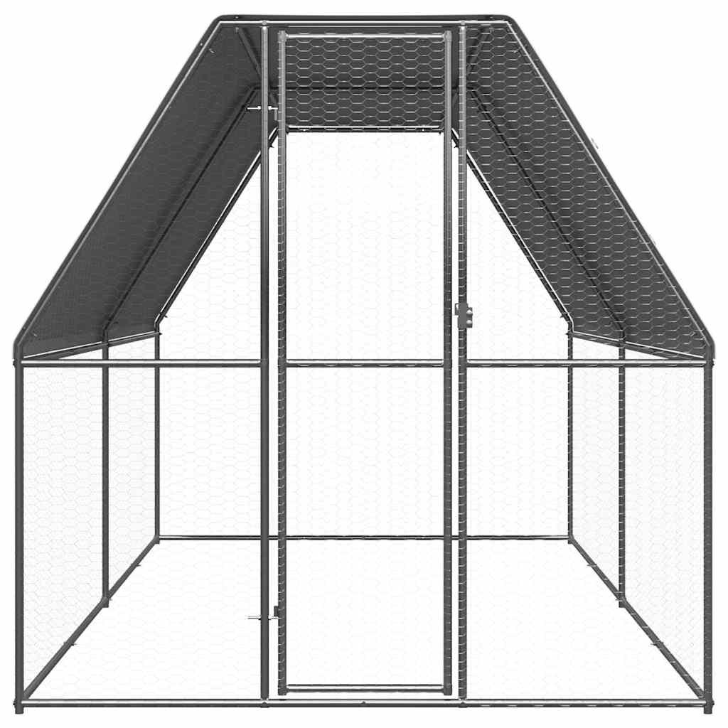 Chicken Cage 2x4x2 m Galvanised Steel