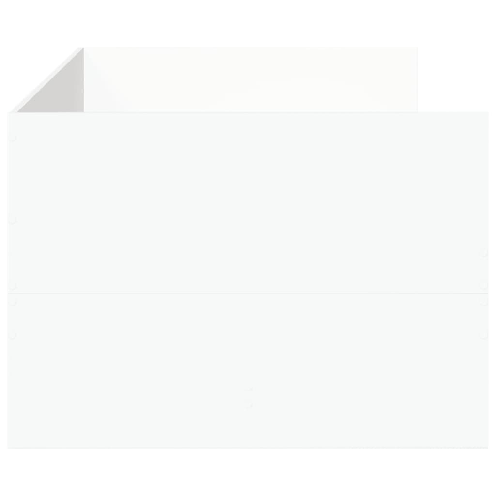 Daybed with Drawers without Mattress White 90x190 cm