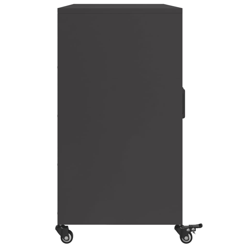 Sideboard Black 100.5x39x72 cm Steel