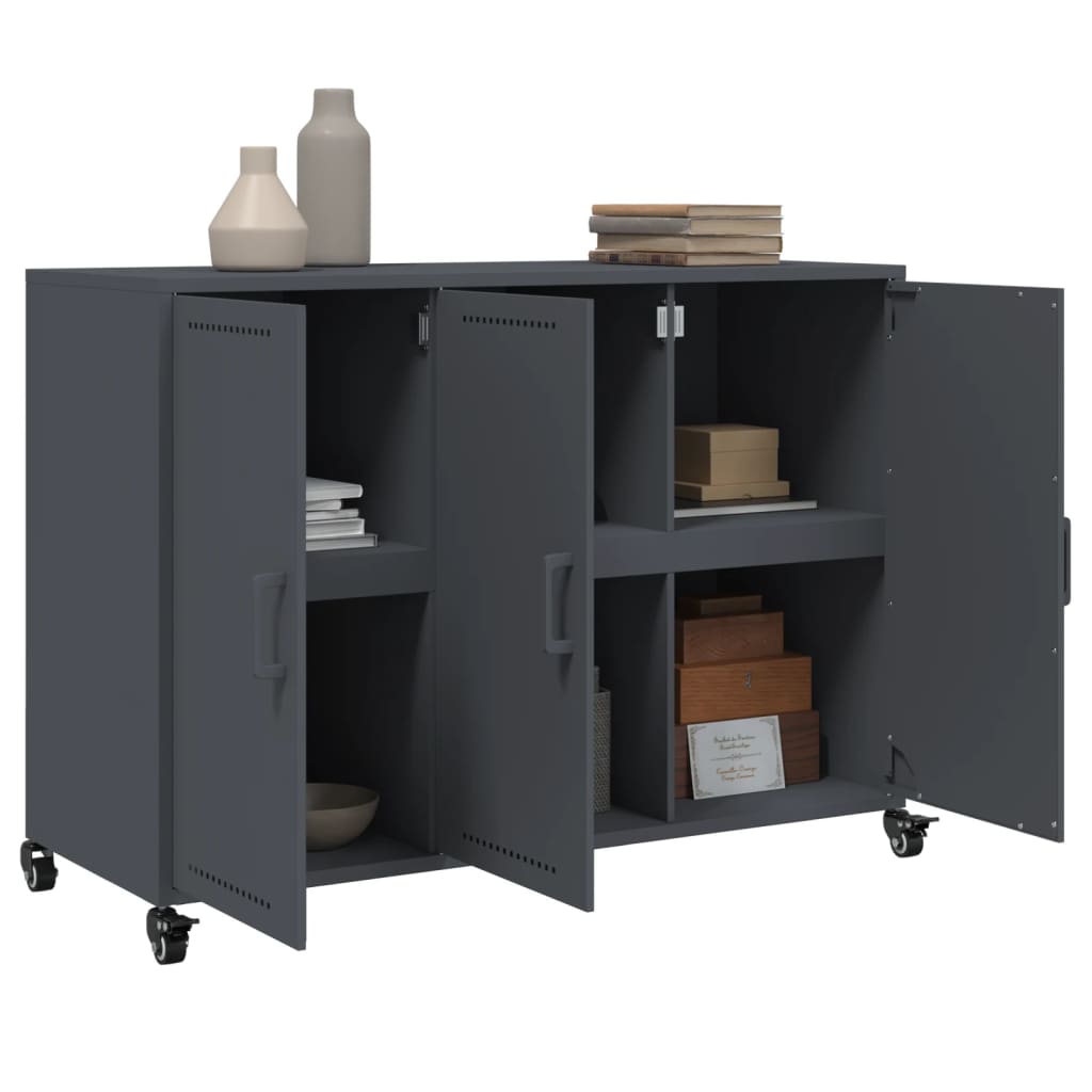 Sideboard Anthracite 100.5x39x72 cm Steel